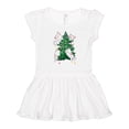 thumbnail image 1 of Inktastic Kawaii Cats Christmas Tree Girls Toddler Dress, 1 of 5