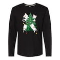 thumbnail image 1 of Inktastic Kawaii Cats Christmas Tree Long Sleeve T-Shirt, 1 of 5