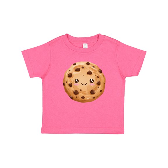 Inktastic Kawaii Happy Chocolate Chip Cookie Boys or Girls Baby T-Shirt
