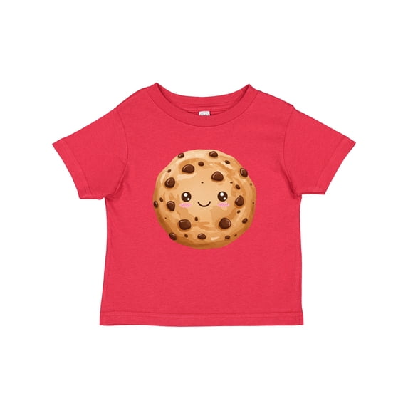 Inktastic Kawaii Happy Chocolate Chip Cookie Boys or Girls Baby T-Shirt