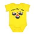 thumbnail image 1 of Inktastic Kawaii How I Roll Sushi Boys or Girls Baby Bodysuit, 1 of 5