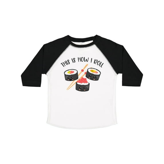 Inktastic Kawaii How I Roll Sushi Boys or Girls Toddler T-Shirt