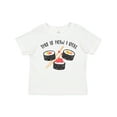 thumbnail image 1 of Inktastic Kawaii How I Roll Sushi Boys or Girls Toddler T-Shirt, 1 of 5