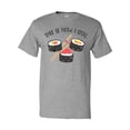 thumbnail image 1 of Inktastic Kawaii How I Roll Sushi T-Shirt, 1 of 5