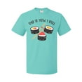thumbnail image 1 of Inktastic Kawaii How I Roll Sushi T-Shirt, 1 of 5
