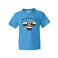 thumbnail image 1 of Inktastic Kawaii How I Roll Sushi Youth T-Shirt, 1 of 5