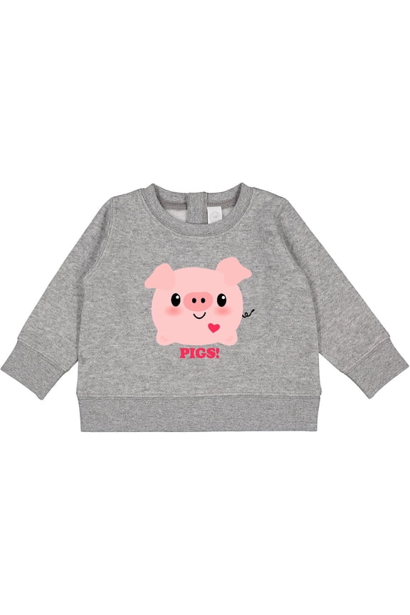 Kawaii I Love Pigs Baby Sweatshirt