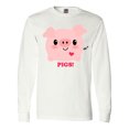 thumbnail image 1 of Inktastic Kawaii I Love Pigs Long Sleeve T-Shirt, 1 of 5