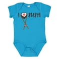 thumbnail image 1 of Inktastic Kawaii I love Sushi Boys or Girls Baby Bodysuit, 1 of 5