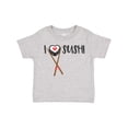 thumbnail image 1 of Inktastic Kawaii I love Sushi Boys or Girls Toddler T-Shirt, 1 of 5
