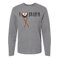 thumbnail image 1 of Inktastic Kawaii I love Sushi Long Sleeve T-Shirt, 1 of 5