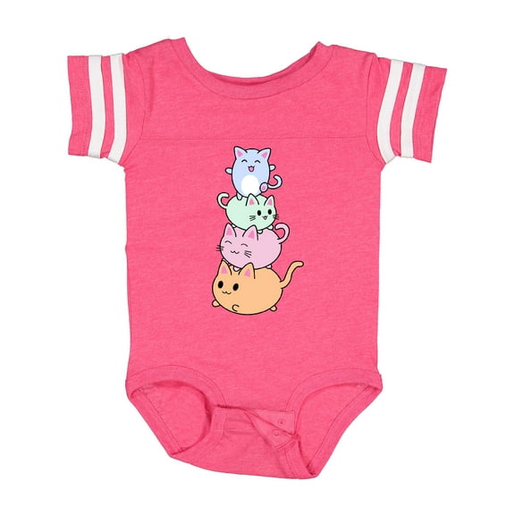 Inktastic Kawaii Kitten Stack Boys or Girls Baby Bodysuit