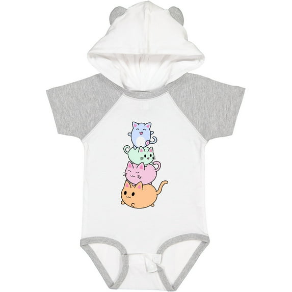 Inktastic Kawaii Kitten Stack Boys or Girls Baby Bodysuit