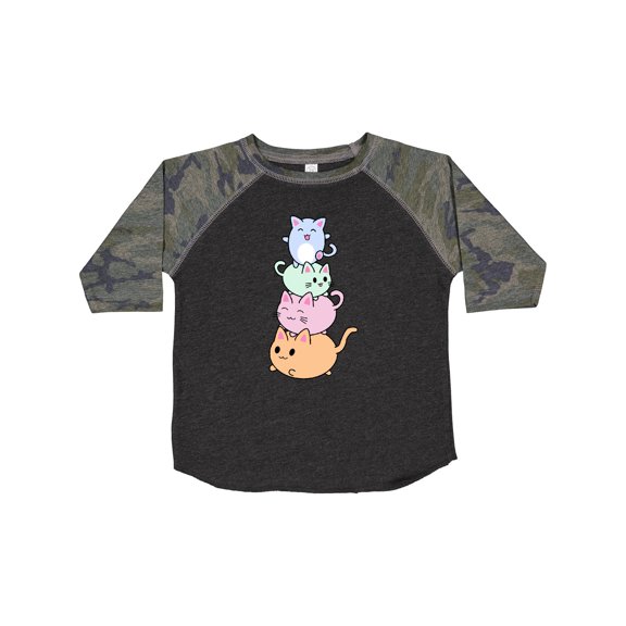 Inktastic Kawaii Kitten Stack Boys or Girls Toddler T-Shirt