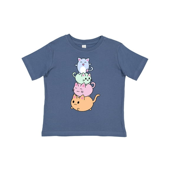 Inktastic Kawaii Kitten Stack Boys or Girls Toddler T-Shirt