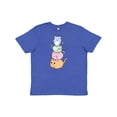 thumbnail image 1 of Inktastic Kawaii Kitten Stack Youth T-Shirt, 1 of 5