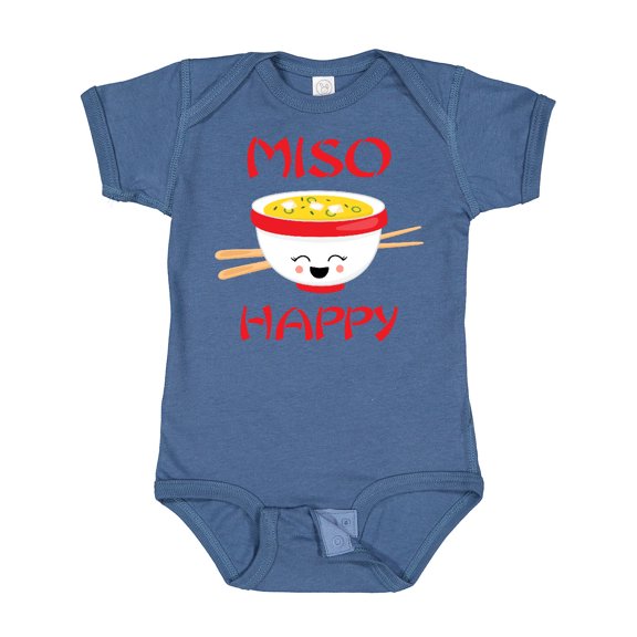 Inktastic Kawaii Miso Happy Boys or Girls Baby Bodysuit