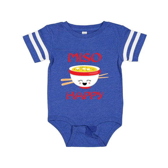 Inktastic Kawaii Miso Happy Boys or Girls Baby Bodysuit