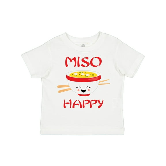 Inktastic Kawaii Miso Happy Boys or Girls Toddler T-Shirt