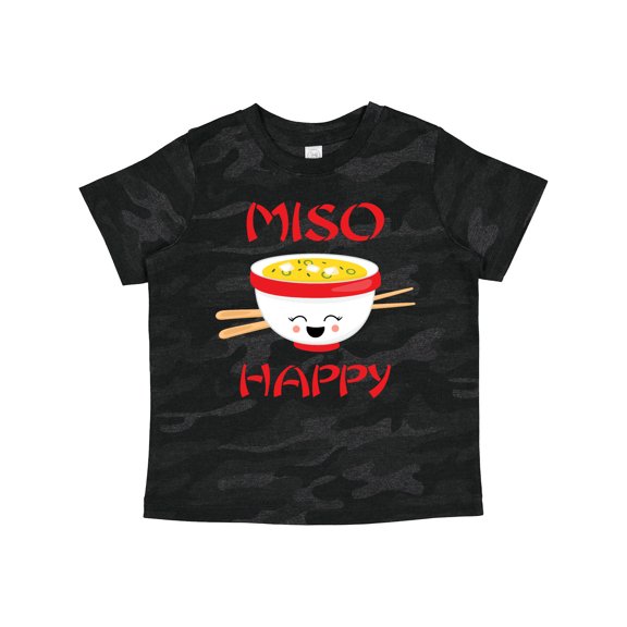 Inktastic Kawaii Miso Happy Boys or Girls Toddler T-Shirt