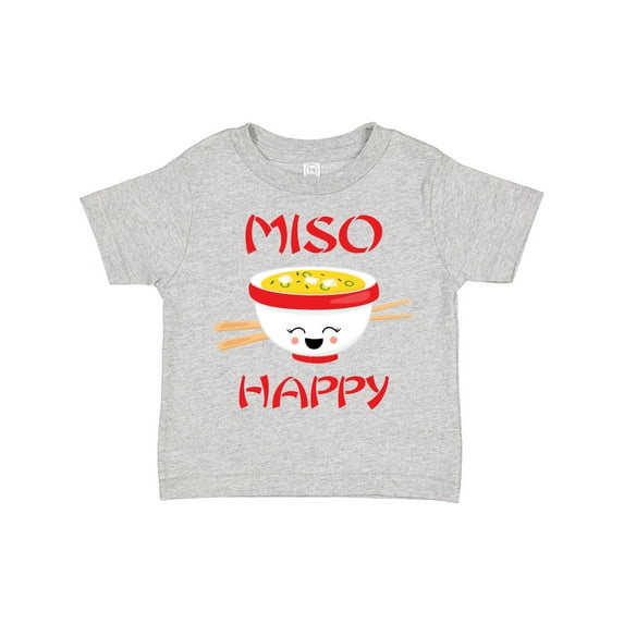 Inktastic Kawaii Miso Happy Boys or Girls Toddler T-Shirt