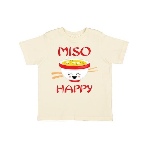 Inktastic Kawaii Miso Happy Boys or Girls Toddler T-Shirt