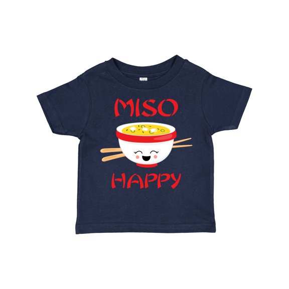 Inktastic Kawaii Miso Happy Boys or Girls Toddler T-Shirt