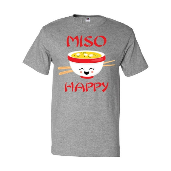 Inktastic Kawaii Miso Happy T-Shirt