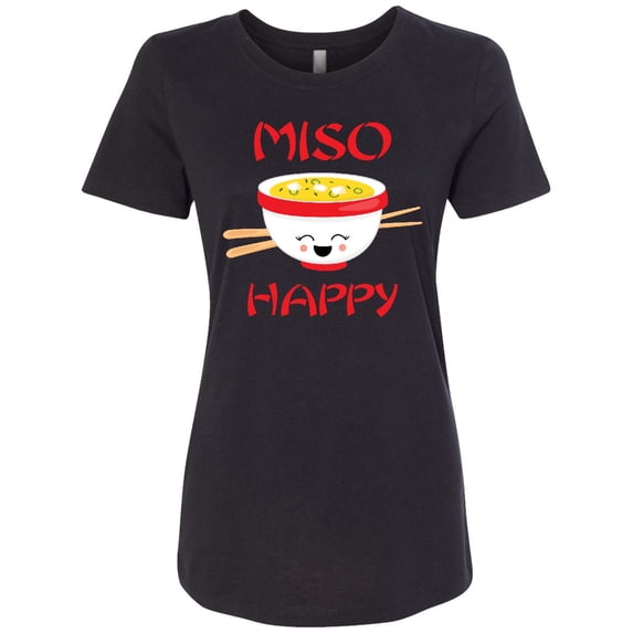 Inktastic Kawaii Miso Happy Women's T-Shirt