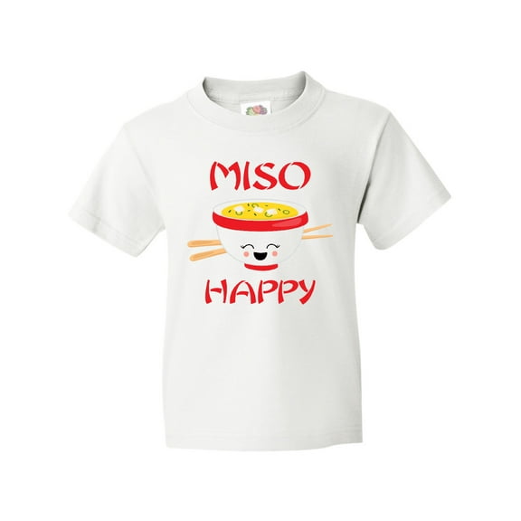Inktastic Kawaii Miso Happy Youth T-Shirt