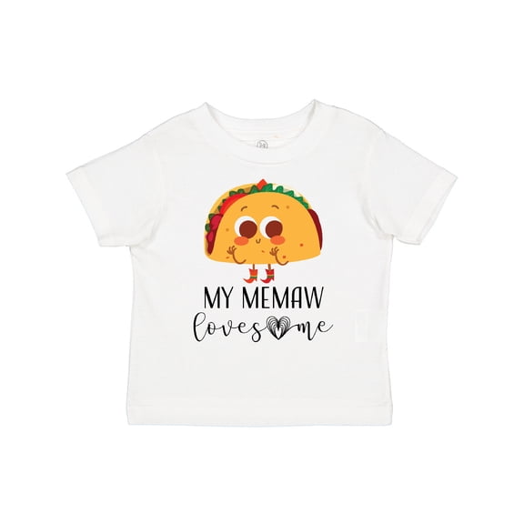 Inktastic Kawaii Taco My Memaw Loves Me Boys or Girls Toddler T-Shirt