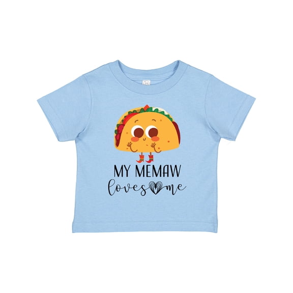 Inktastic Kawaii Taco My Memaw Loves Me Boys or Girls Toddler T-Shirt