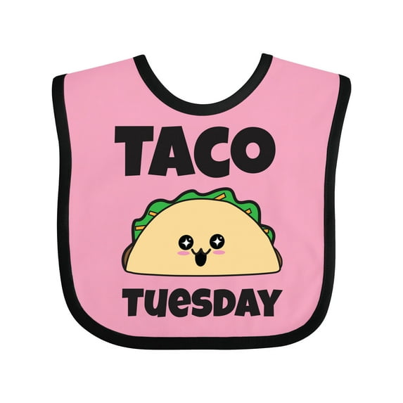 Inktastic Kawaii Taco Tuesday Boys or Girls Baby Bib