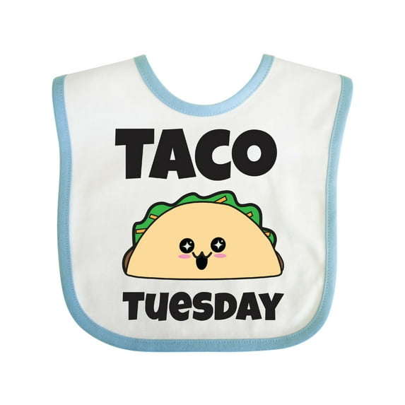 Inktastic Kawaii Taco Tuesday Boys or Girls Baby Bib