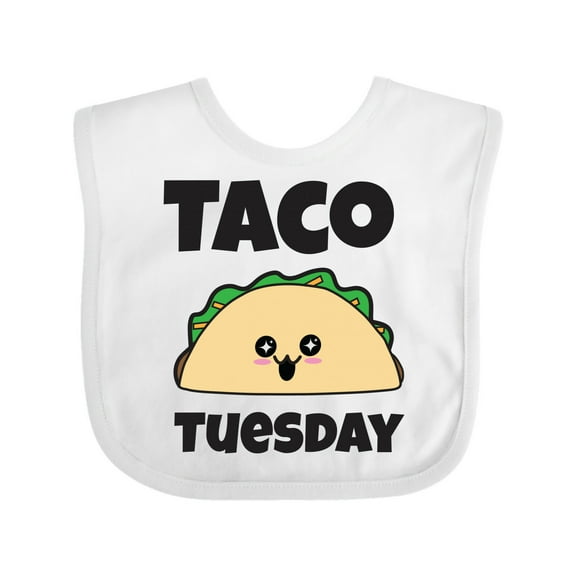 Inktastic Kawaii Taco Tuesday Boys or Girls Baby Bib