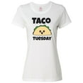 thumbnail image 1 of Inktastic Kawaii Taco Tuesday Women's T-Shirt, 1 of 5