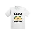 thumbnail image 1 of Inktastic Kawaii Taco Tuesday Youth T-Shirt, 1 of 5