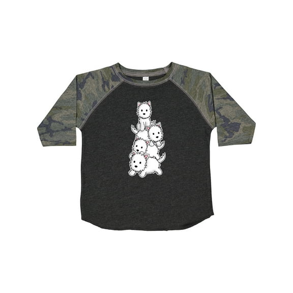 Inktastic Kawaii Westie Stack Boys or Girls Toddler T-Shirt