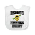 thumbnail image 1 of Inktastic Kayak Daddy Kayaking Buddy Boys or Girls Baby Bib, 1 of 4