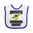 thumbnail image 1 of Inktastic Kayak Daddy Kayaking Buddy Boys or Girls Baby Bib, 1 of 4