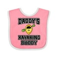 thumbnail image 1 of Inktastic Kayak Daddy Kayaking Buddy Boys or Girls Baby Bib, 1 of 4