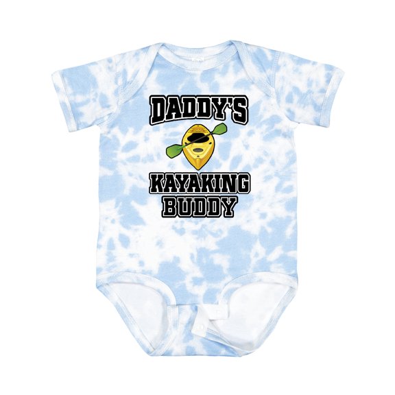 Inktastic Kayak Daddy Kayaking Buddy Boys or Girls Baby Bodysuit