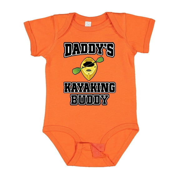 Inktastic Kayak Daddy Kayaking Buddy Boys or Girls Baby Bodysuit