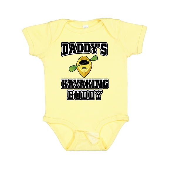 Inktastic Kayak Daddy Kayaking Buddy Boys or Girls Baby Bodysuit