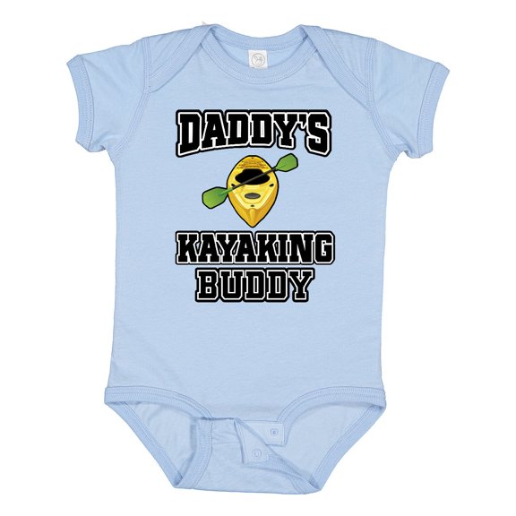 Inktastic Kayak Daddy Kayaking Buddy Boys or Girls Baby Bodysuit