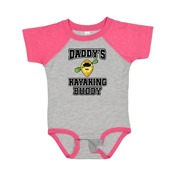Inktastic Kayak Daddy Kayaking Buddy Boys or Girls Baby Bodysuit