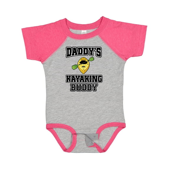 Inktastic Kayak Daddy Kayaking Buddy Boys or Girls Baby Bodysuit