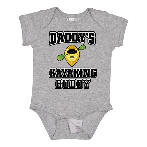 Inktastic Kayak Daddy Kayaking Buddy Boys or Girls Baby Bodysuit