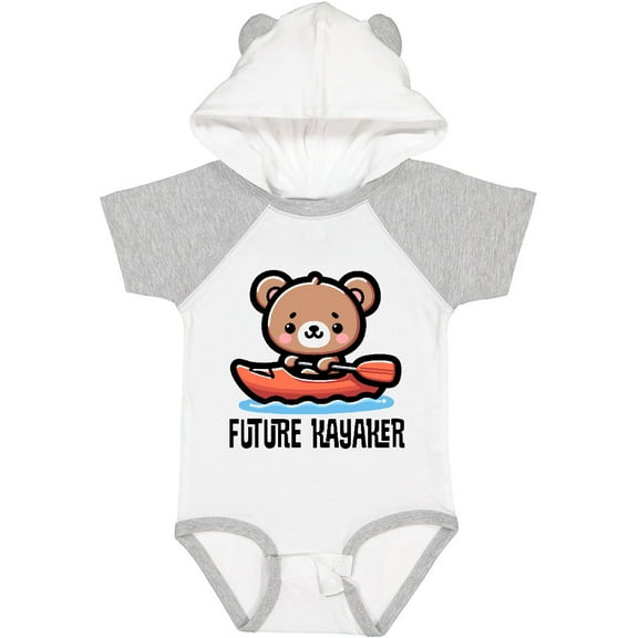 Inktastic Kayak Future Kayaker Boys or Girls Baby Bodysuit