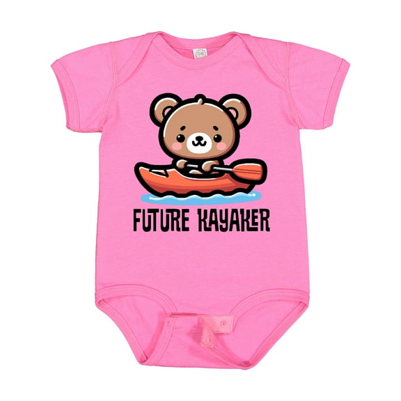 Inktastic Kayak Future Kayaker Boys or Girls Baby Bodysuit